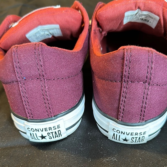 Converse Red and Purple Chuck Taylor Sneakers Classic Design 4 - Picture 5 of 9